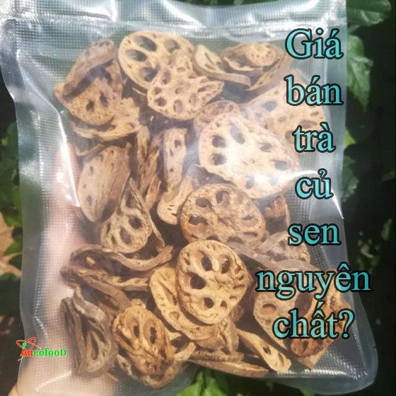 Giá bán trà củ sen nguyên chất? 